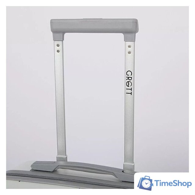Чемодан-спиннер Grott 340-614/5-20 (белый) - Изображение №9 — Интернет-магазин Time-Shop