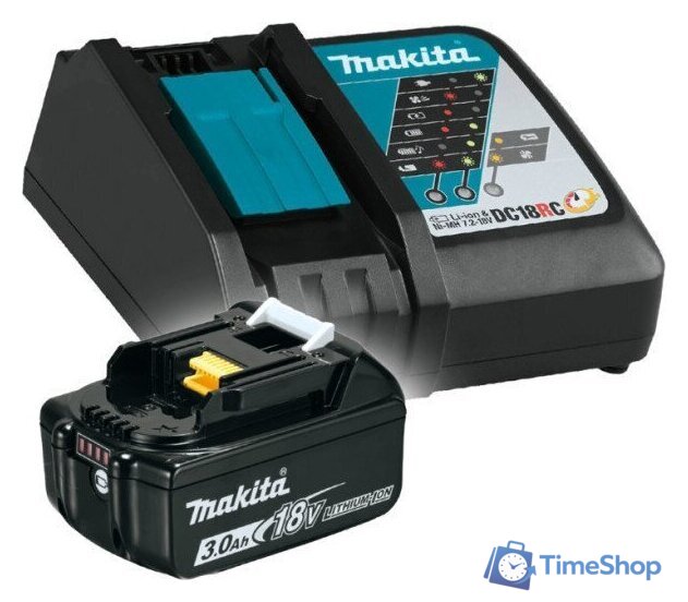 Аккумулятор с зарядным устройством Makita 191A24-4 (18В/3 Ah + 18В) - Изображение №1 — Интернет-магазин Time-Shop