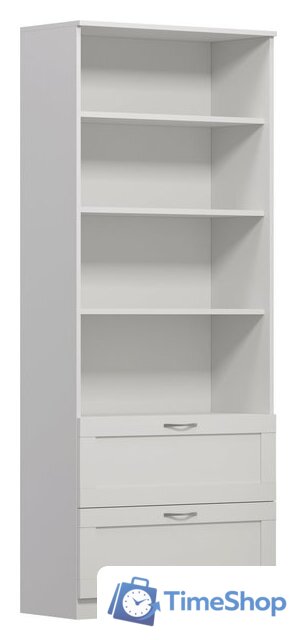 Стеллаж Mio Tesoro Сириус 2 ящика 78x190 2.02.07.110.1 (белый) - Изображение №1 — Интернет-магазин Time-Shop