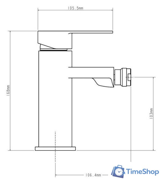 Смеситель Econoce EC0213BL - Изображение №2 — Интернет-магазин Time-Shop