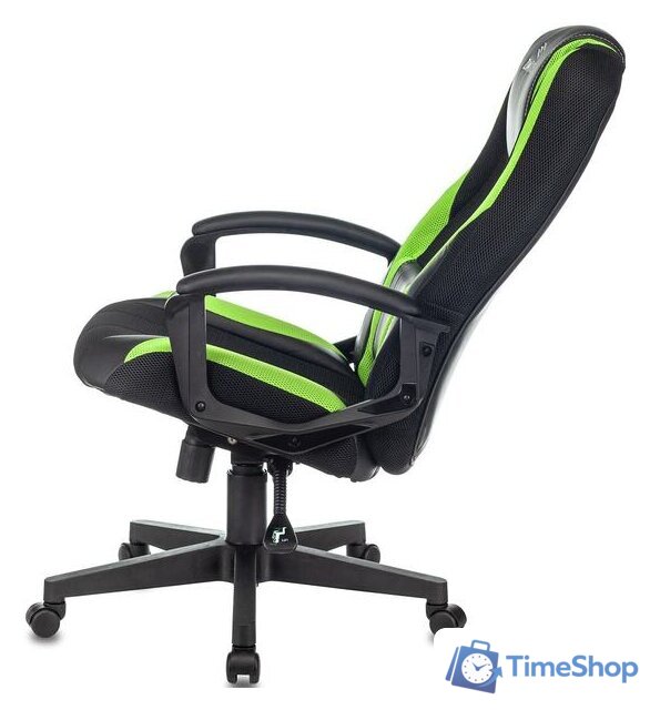Игровое (геймерское) кресло Zombie 9 (черный/салатовый) - Изображение №5 — Интернет-магазин Time-Shop