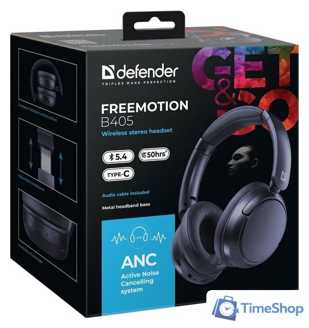 Наушники Defender FreeMotion B405 - Изображение №10 — Интернет-магазин Time-Shop