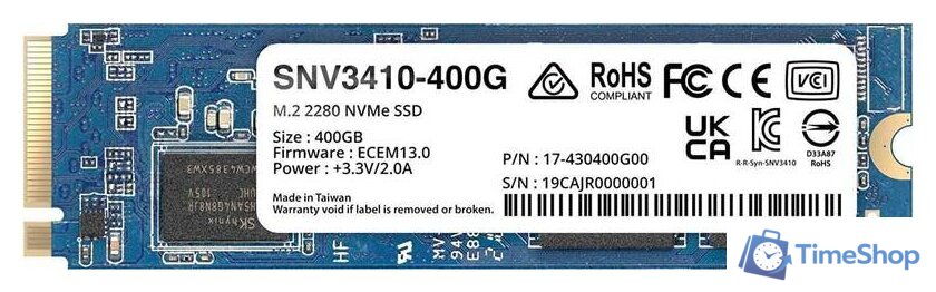 SSD Synology SNV3410-400G 400GB - Изображение №1 — Интернет-магазин Time-Shop