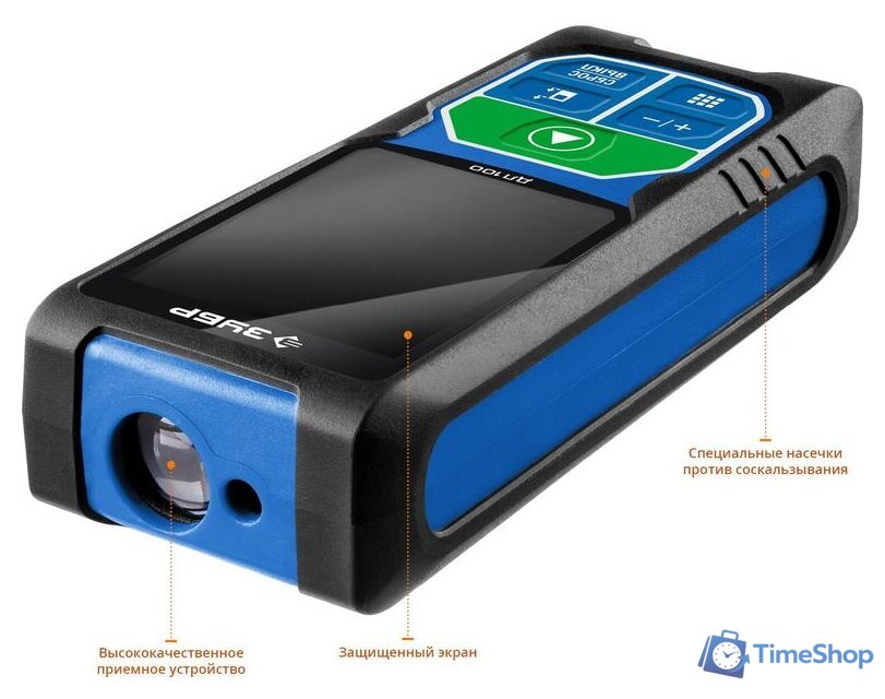 Лазерный дальномер Зубр ДЛ-100 - Изображение №4 — Интернет-магазин Time-Shop