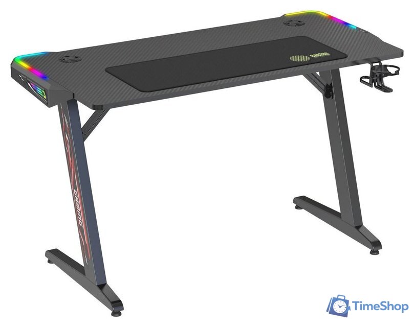 Геймерский стол CACTUS CS-GTZ-BK-RGB - Изображение №1 — Интернет-магазин Time-Shop