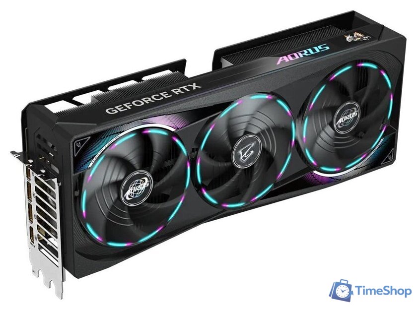 Видеокарта Gigabyte Aorus GeForce RTX 5070 Ti Master 16G GV-N507TAORUS M-16GD - Изображение №1 — Интернет-магазин Time-Shop