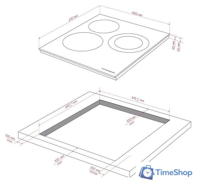 Варочная панель KUPPERSBERG ECO 400 - Изображение №5 — Интернет-магазин Time-Shop