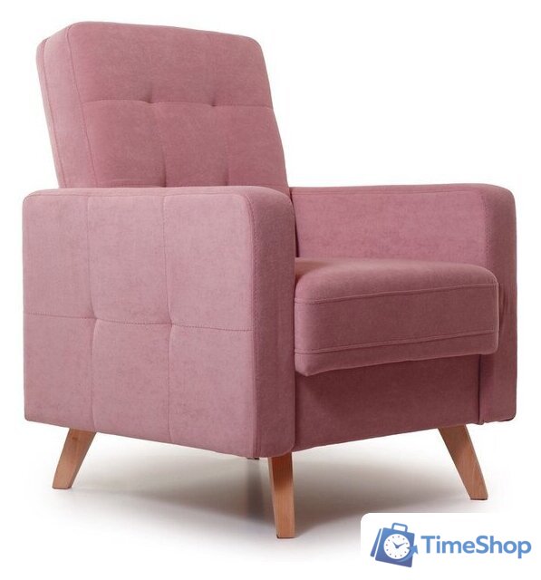 Интерьерное кресло Krones Тесей (велюр пыльной розы) - Изображение №2 — Интернет-магазин Time-Shop