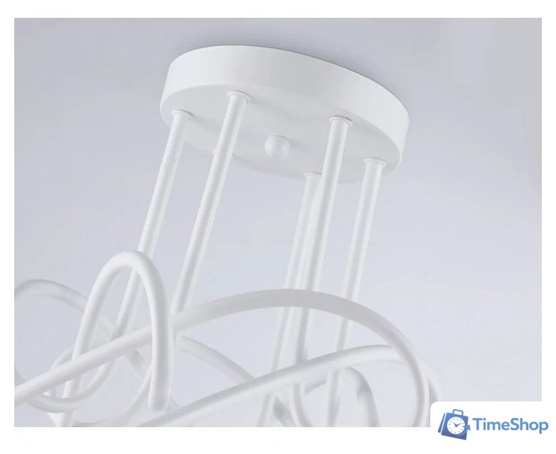 Люстра средней высоты Ambrella light Traditional TR80417/5 WH/CH (белый/хром ) - Изображение №4 — Интернет-магазин Time-Shop