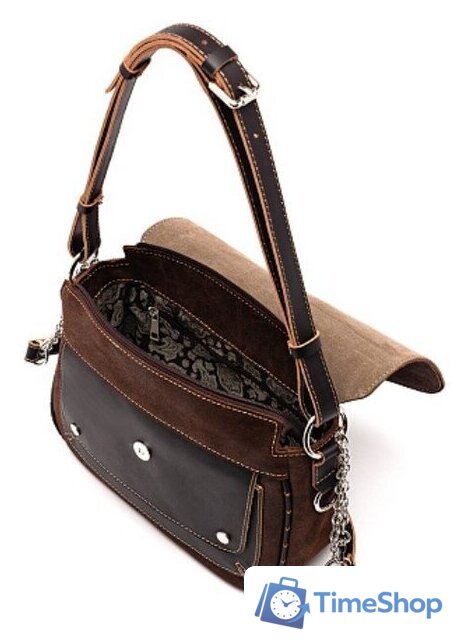 Женская сумка Igermann 1084 22С1084К3 (коричневый) - Изображение №6 — Интернет-магазин Time-Shop