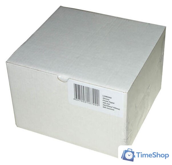 Фотобумага Lomond Атласная тепло-белая 10x15 270 г/кв.м. 500 листов (1106202) - Изображение №1 — Интернет-магазин Time-Shop