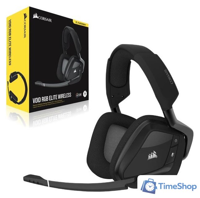 Наушники Corsair VOID RGB Elite Wireless (карбон) - Изображение №13 — Интернет-магазин Time-Shop