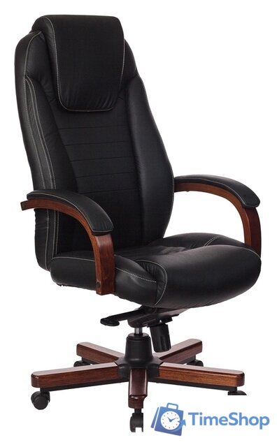 Офисное кресло Бюрократ T-9923WALNUT (черный) - Изображение №1 — Интернет-магазин Time-Shop