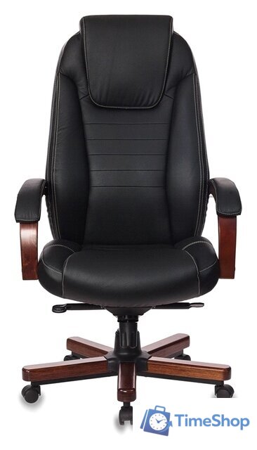 Офисное кресло Бюрократ T-9923WALNUT (черный) - Изображение №2 — Интернет-магазин Time-Shop