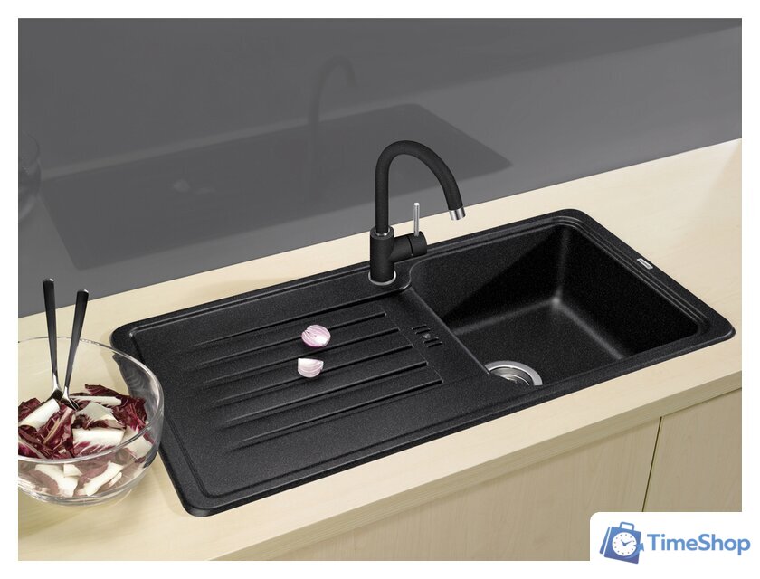 Смеситель Blanco Mida Silgranit (черный) - Изображение №3 — Интернет-магазин Time-Shop