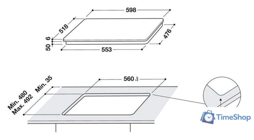 Варочная панель Whirlpool WL B5860 AL - Изображение №10 — Интернет-магазин Time-Shop