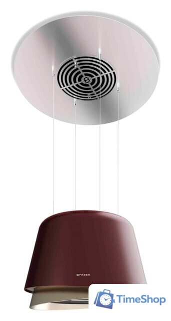 Кухонная вытяжка Faber Belle Plus Burgundy/Gold KL 345.0615.652 - Изображение №1 — Интернет-магазин Time-Shop