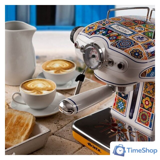 Рожковая кофеварка Ariete Capri 1389/1P - Изображение №3 — Интернет-магазин Time-Shop