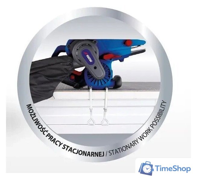 Ленточная шлифмашина Dedra DED7934 - Изображение №2 — Интернет-магазин Time-Shop