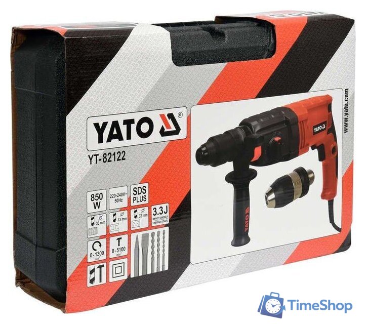 Перфоратор Yato YT-82122 - Изображение №6 — Интернет-магазин Time-Shop