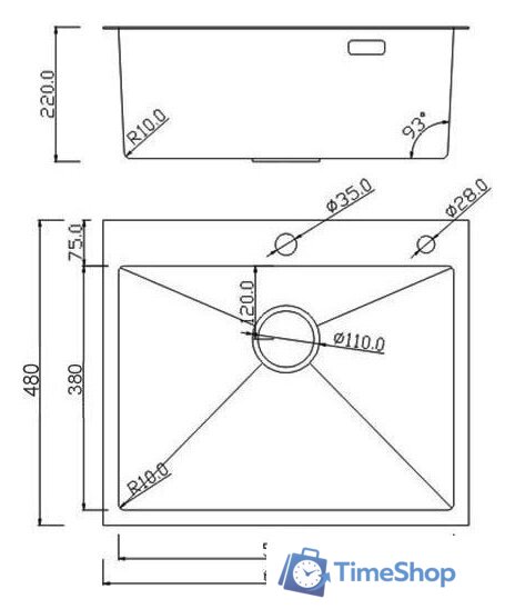 Кухонная мойка Roxen Snake 560220-60-BS PVD графит/текстурная поверхность (с коландером и дозатором) - Изображение №15 — Интернет-магазин Time-Shop