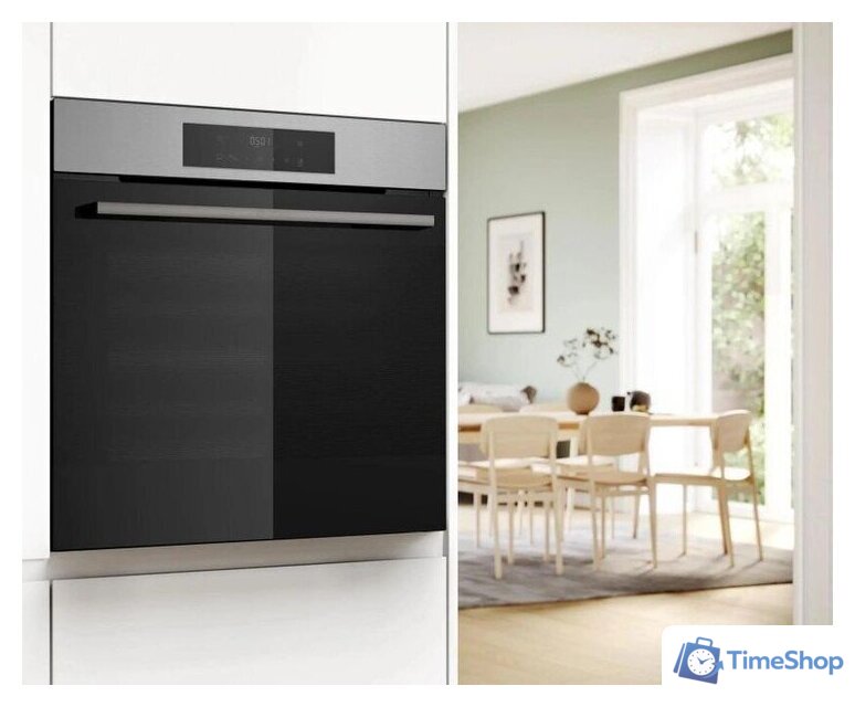 Электрический духовой шкаф Bosch Serie 6 HJG852YS0 - Изображение №3 — Интернет-магазин Time-Shop