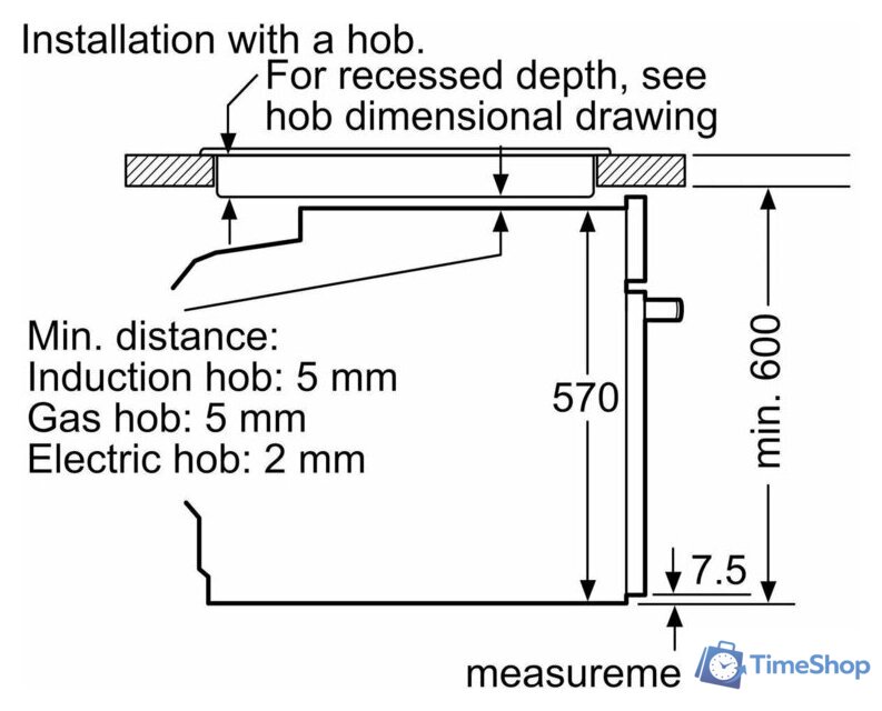 Электрический духовой шкаф Bosch Serie 6 HJG852YS0 - Изображение №7 — Интернет-магазин Time-Shop