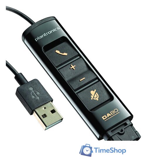 Адаптер для IP-гарнитур Plantronics DA80 - Изображение №1 — Интернет-магазин Time-Shop