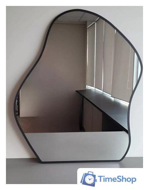 Зеркало EMZE 76x92 UV.NF.CLOUD.76.92.CHE (черный с УФ-окантовкой) - Изображение №2 — Интернет-магазин Time-Shop