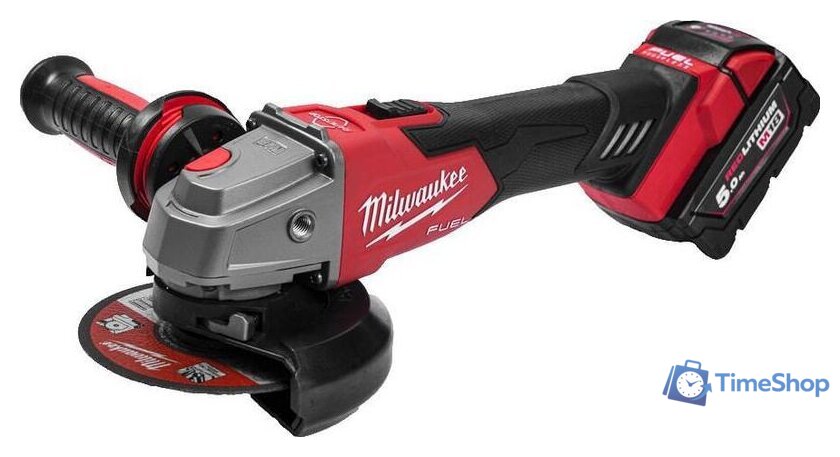 Угловая шлифмашина Milwaukee M18 FSAG125XB-502X Fuel 4933478430 (с 2-мя АКБ) - Изображение №1 — Интернет-магазин Time-Shop