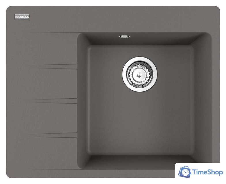 Кухонная мойка Franke Centro CNG 611-62 TL 114.0633.127 (каменный серый) - Изображение №1 — Интернет-магазин Time-Shop