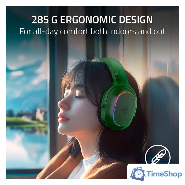 Наушники Razer Barracuda X Chroma (зеленый) - Изображение №5 — Интернет-магазин Time-Shop