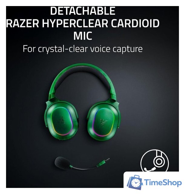 Наушники Razer Barracuda X Chroma (зеленый) - Изображение №8 — Интернет-магазин Time-Shop