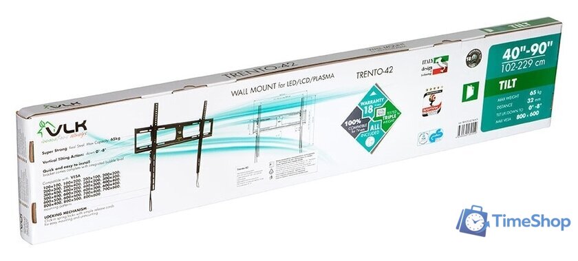 Кронштейн для телевизора VLK TRENTO-42 (черный) - Изображение №7 — Интернет-магазин Time-Shop