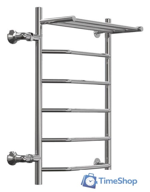Полотенцесушитель Granula Трапеция, с полочкой боковое подключение левое 50х100 см - Изображение №1 — Интернет-магазин Time-Shop