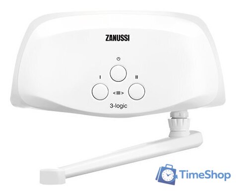 Проточный электрический водонагреватель кран+душ Zanussi 3-logic 3,5 TS - Изображение №4 — Интернет-магазин Time-Shop