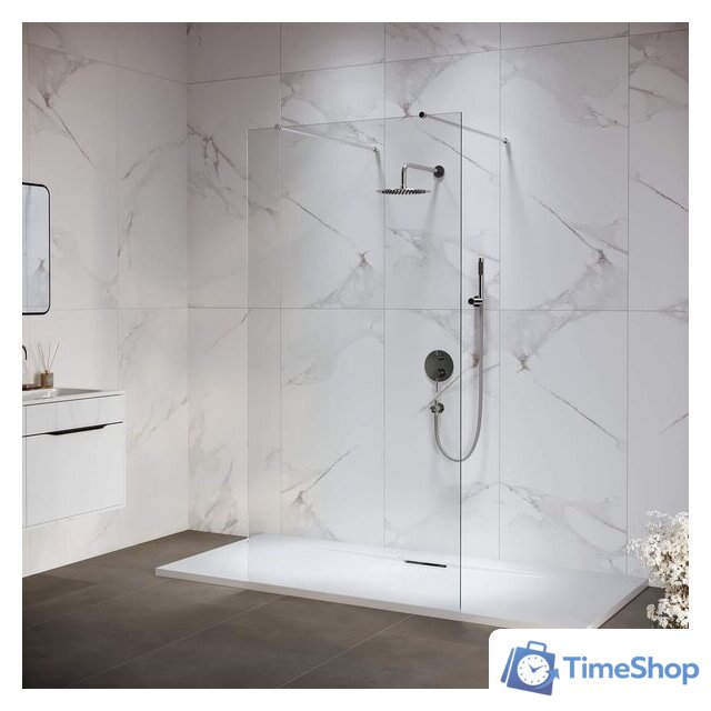 Душевая стенка RGW WA-016 35101614-11 140 (хром/прозрачное стекло) - Изображение №1 — Интернет-магазин Time-Shop