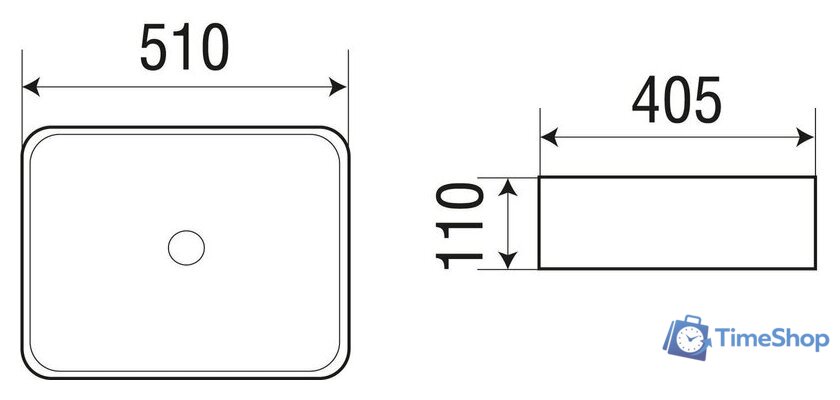 Умывальник WeltWasser Elbach 2178 MP - Изображение №2 — Интернет-магазин Time-Shop