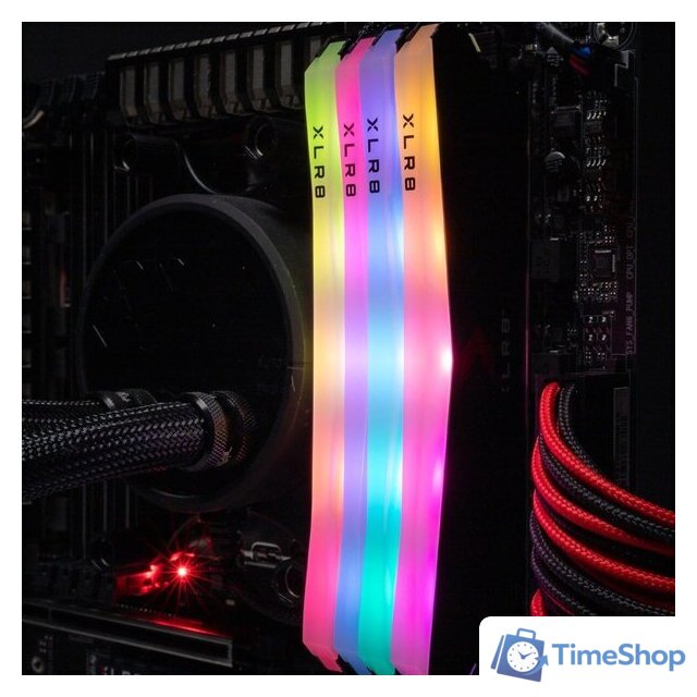 Оперативная память PNY XLR8 Gaming Epic-X RGB 16GB DDR4 PC4-25600 MD16GD4320016XRGB - Изображение №6 — Интернет-магазин Time-Shop