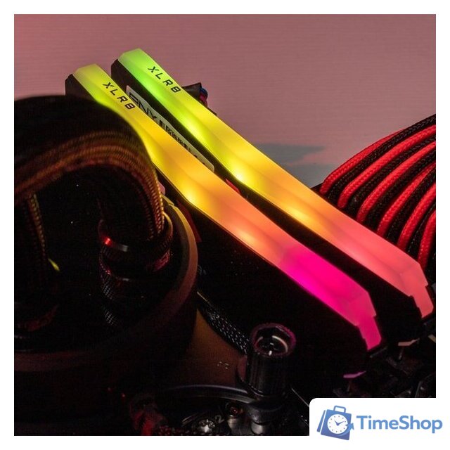 Оперативная память PNY XLR8 Gaming Epic-X RGB 16GB DDR4 PC4-25600 MD16GD4320016XRGB - Изображение №8 — Интернет-магазин Time-Shop