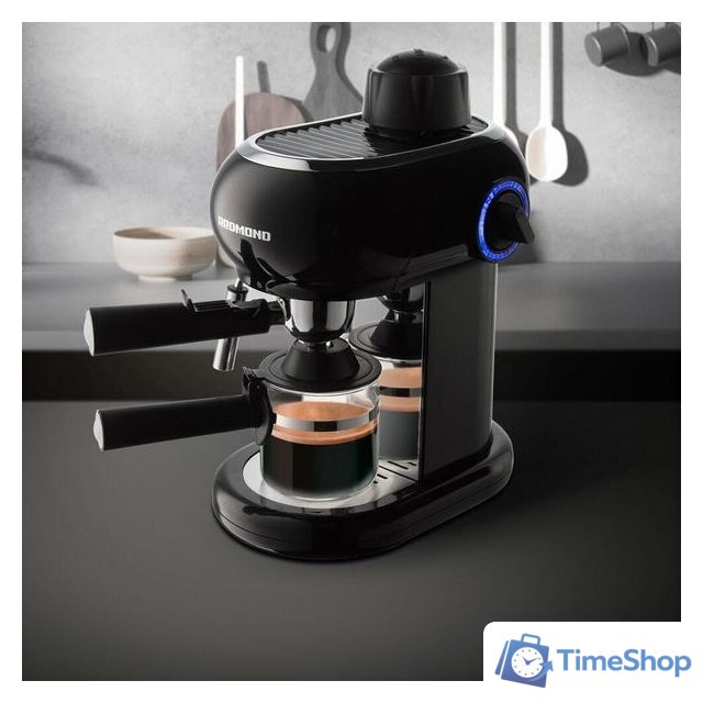 Рожковая кофеварка Redmond (Редмонд) RCM-1521 - Изображение №8 — Интернет-магазин Time-Shop