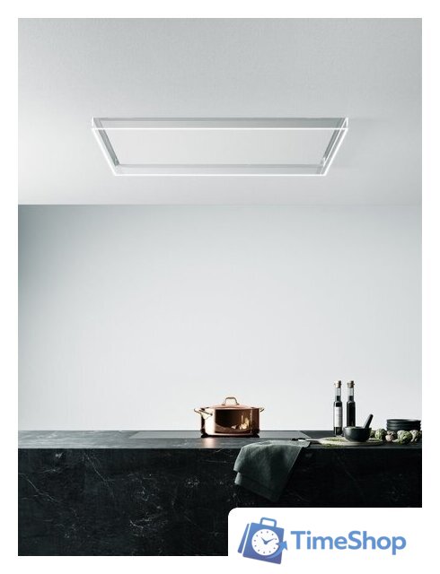 Кухонная вытяжка Falmec Alba Design+ Island 120 (белый) - Изображение №2 — Интернет-магазин Time-Shop