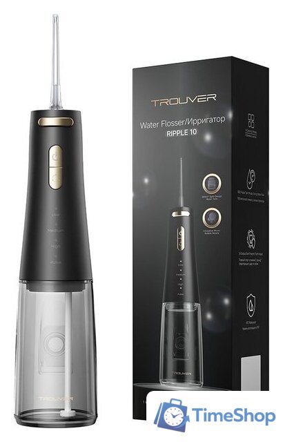 Ирригатор  Trouver Ripple 10 water flosser Black AWF14A - Изображение №1 — Интернет-магазин Time-Shop