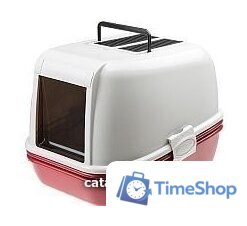 Туалет-домик Ferplast Magix (белый/розовый) - Изображение №1 — Интернет-магазин Time-Shop