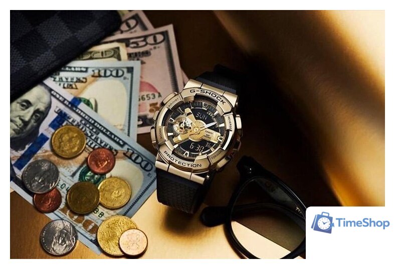 Наручные часы Casio G-Shock GM-110G-1A9 - Изображение №6 — Интернет-магазин Time-Shop