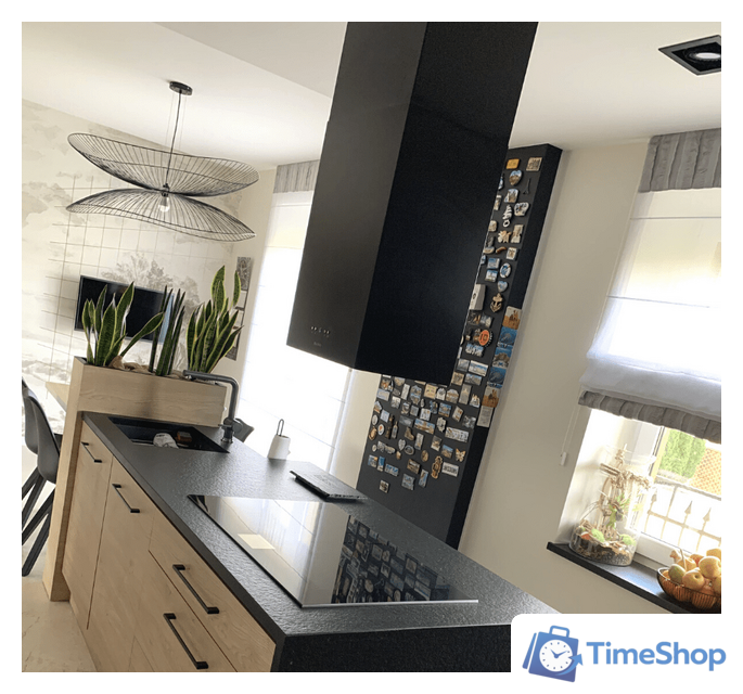 Кухонная вытяжка Globalo Werno Isola 40.2 (черный) - Изображение №3 — Интернет-магазин Time-Shop