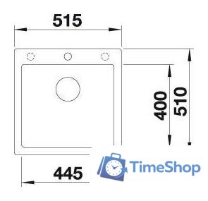 Кухонная мойка Blanco Pleon 5 527134 (мягкий белый) - Изображение №3 — Интернет-магазин Time-Shop