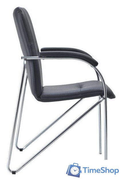 Офисный стул Helmi Самба М HL-F04 344607 (металл хром/экокожа/черный BOX2) - Изображение №4 — Интернет-магазин Time-Shop