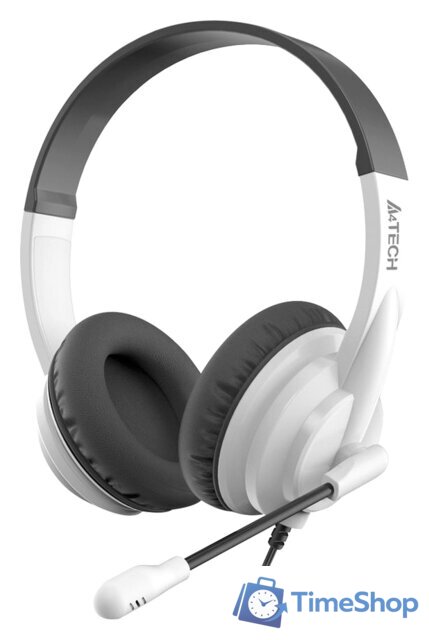 Наушники A4Tech HU-10 (белый) - Изображение №1 — Интернет-магазин Time-Shop