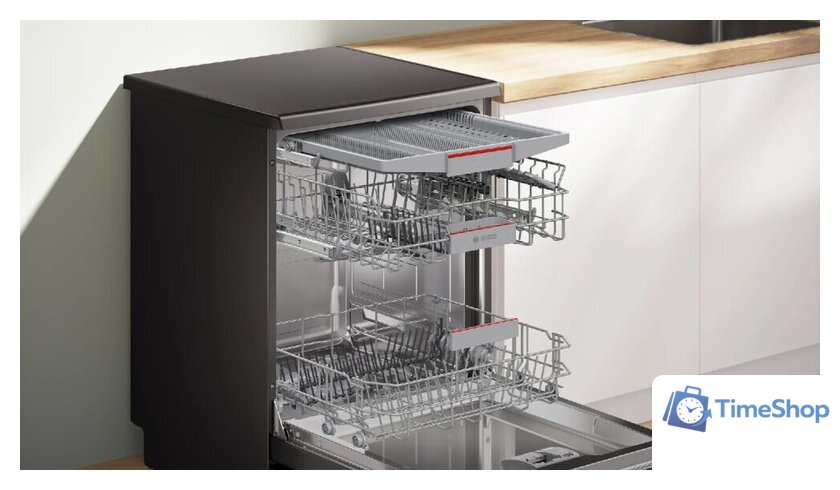 Отдельностоящая посудомоечная машина Bosch Serie 4 SMS4EMC06E - Изображение №3 — Интернет-магазин Time-Shop